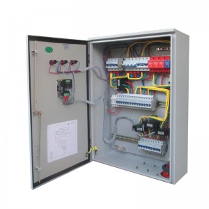Three-phase electric ac/dc on-grid solar pv combiner box With Mppt Solar Charge Controlle